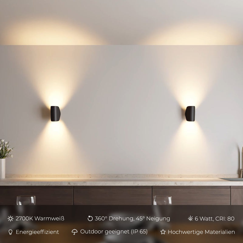 Sevara - Strakke Wandlamp